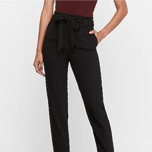 High Waisted Paper-bag Ankle Pant NWT EXPRESS
